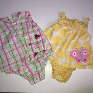 Baby Girls Summer Romper Onesie 6months Bundle